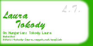 laura tokody business card